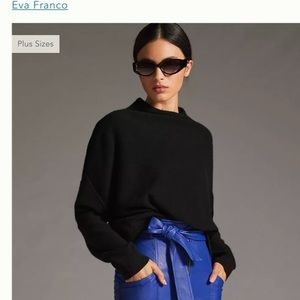 Anthropologie Eva Franco Faux Leather Skirt -2 front pockets and front zipper-XS